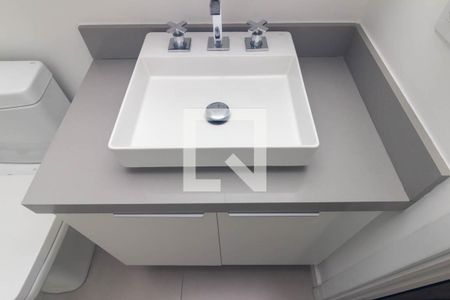 Banheiro de kitnet/studio para alugar com 1 quarto, 26m² em Campos Elíseos, São Paulo