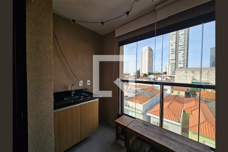 Varanda da Sala de apartamento para alugar com 1 quarto, 40m² em Vila Deodoro, São Paulo