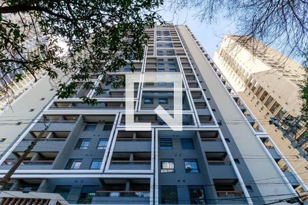 Fachada de apartamento para alugar com 1 quarto, 28m² em Brooklin, São Paulo