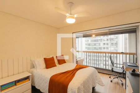 Sala/Quarto de apartamento à venda com 1 quarto, 28m² em Brooklin, São Paulo