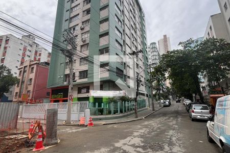 Vista da Rua de apartamento para alugar com 2 quartos, 57m² em José Menino, Santos