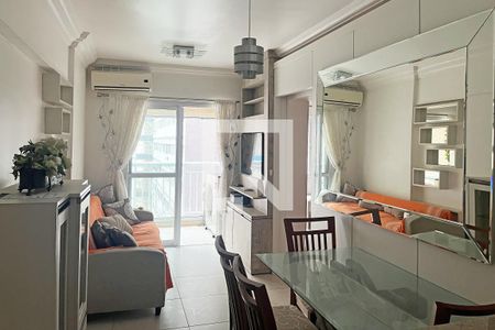 Sala de apartamento para alugar com 2 quartos, 57m² em José Menino, Santos