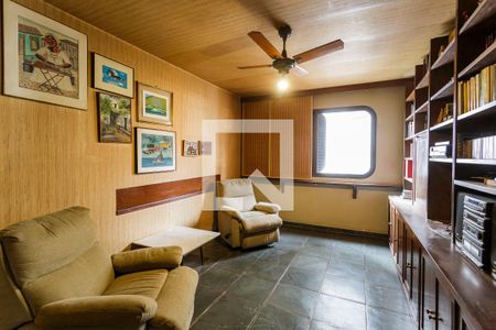 Sala de TV de apartamento à venda com 3 quartos, 210m² em Indianópolis, São Paulo