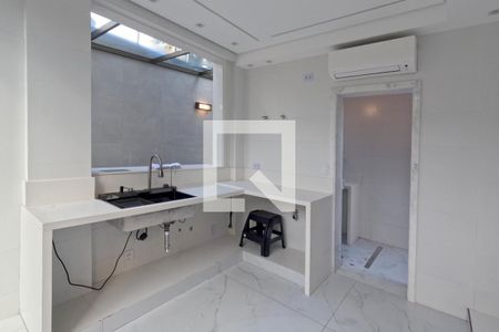 Cozinha de casa para alugar com 4 quartos, 240m² em Campo Grande, Santos