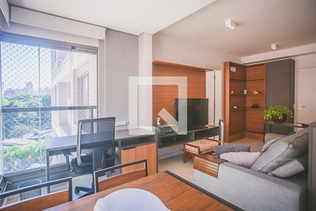 Varanda de apartamento para alugar com 1 quarto, 43m² em Vila Clementino, São Paulo