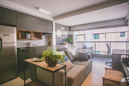 Sala de apartamento para alugar com 1 quarto, 43m² em Vila Clementino, São Paulo