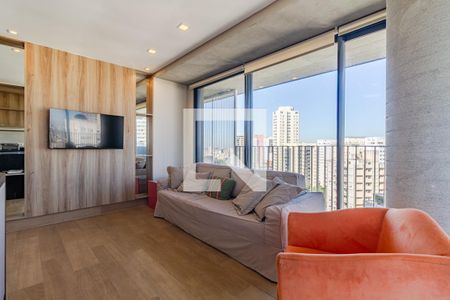 Sala de apartamento para alugar com 1 quarto, 62m² em Jardim das Bandeiras, São Paulo