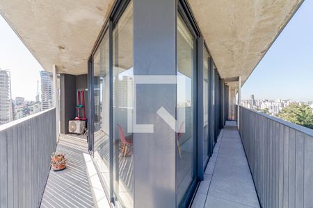 Varanda de apartamento para alugar com 1 quarto, 62m² em Jardim das Bandeiras, São Paulo