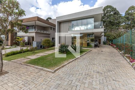 Fachada de casa à venda com 4 quartos, 600m² em Alphaville Nova Lima, Nova Lima