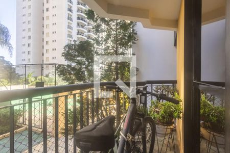 Varanda da Sala de apartamento à venda com 2 quartos, 105m² em Indianópolis, São Paulo