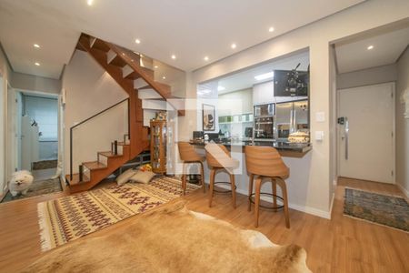 Sala de apartamento à venda com 4 quartos, 180m² em Vila Gumercindo, São Paulo