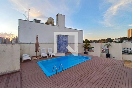 Área comum - Piscina de apartamento para alugar com 1 quarto, 60m² em Nova Campinas, Campinas