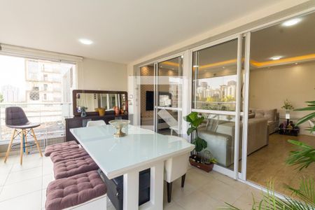 Varanda Gourmet de apartamento à venda com 2 quartos, 89m² em Vila Gomes Cardim, São Paulo