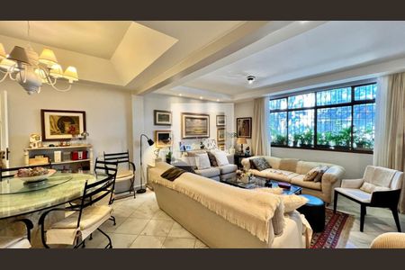 Sala de apartamento à venda com 3 quartos, 110m² em Anchieta, Belo Horizonte