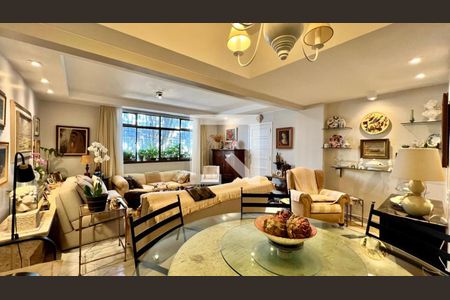 Sala de apartamento à venda com 3 quartos, 110m² em Anchieta, Belo Horizonte