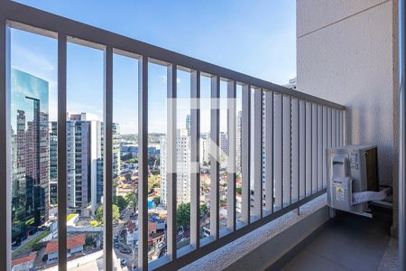 Studio - Varanda de kitnet/studio para alugar com 1 quarto, 24m² em Pinheiros, São Paulo