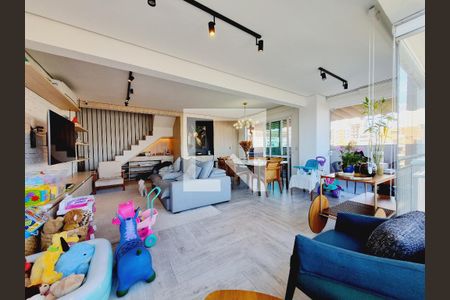 Sala de apartamento à venda com 3 quartos, 200m² em Vila Suzana, São Paulo