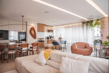 Sala de apartamento à venda com 3 quartos, 170m² em Vila Clementino, São Paulo