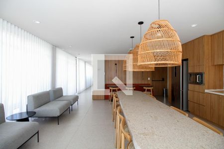 Área Comum - Espaço Gourmet de kitnet/studio para alugar com 1 quarto, 22m² em Paraíso, São Paulo