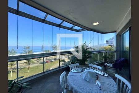 Varanda da Sala de apartamento à venda com 5 quartos, 400m² em Recreio dos Bandeirantes, Rio de Janeiro