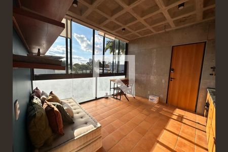 Sala de apartamento à venda com 1 quarto, 35m² em Brooklin, São Paulo