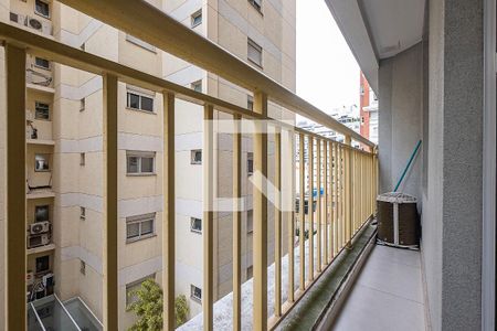 Studio - Varanda de kitnet/studio para alugar com 1 quarto, 25m² em Jardim Paulista, São Paulo