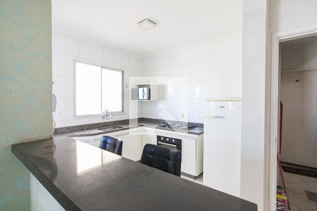 Cozinha de apartamento para alugar com 2 quartos, 65m² em Umuarama, Uberlândia