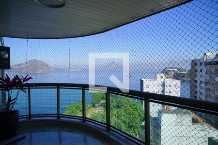 Varanda de apartamento para alugar com 3 quartos, 220m² em Icaraí, Niterói