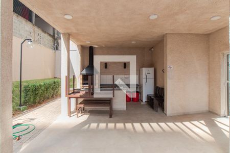 Área comum - Churrasqueira de apartamento para alugar com 2 quartos, 34m² em Parque Vitoria, São Paulo