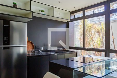 Studio à venda com 26m², 1 quarto e sem vagaÁrea gourmet