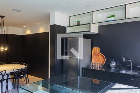 Studio à venda com 26m², 1 quarto e sem vagaÁrea gourmet