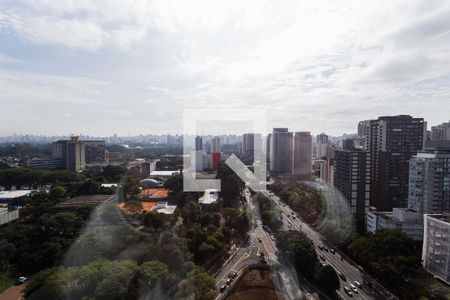Vista de kitnet/studio para alugar com 1 quarto, 35m² em Indianópolis, São Paulo