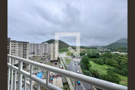 Varanda da Sala/Cozinha de apartamento à venda com 3 quartos, 60m² em Barra Olímpica, Rio de Janeiro