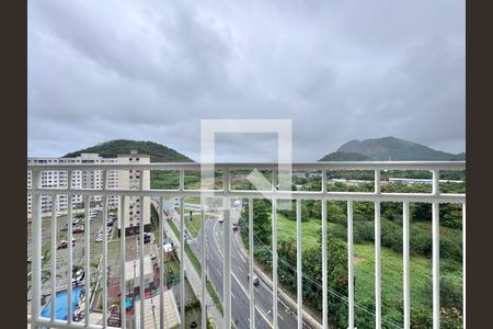 Varanda da Sala/Cozinha de apartamento à venda com 3 quartos, 60m² em Barra Olímpica, Rio de Janeiro