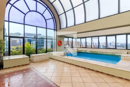 Área comum - Piscina de apartamento à venda com 1 quarto, 45m² em Cidade Monções, São Paulo