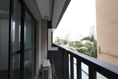 Varanda de kitnet/studio para alugar com 1 quarto, 24m² em Vila Mariana, São Paulo