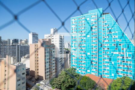 Vista da Sala de apartamento à venda com 1 quarto, 35m² em Bela Vista, São Paulo