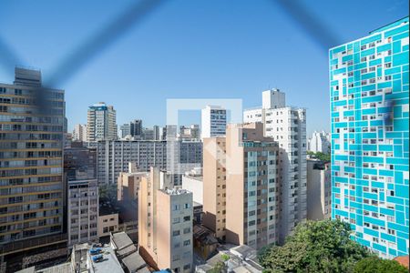 Vista da Sala de apartamento à venda com 1 quarto, 35m² em Bela Vista, São Paulo