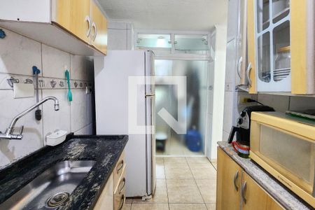 Cozinha de apartamento à venda com 2 quartos, 56m² em Vila Alves Dias, São Bernardo do Campo