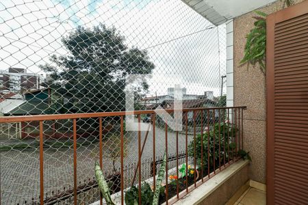 Varanda da Sala de apartamento à venda com 3 quartos, 107m² em Jardim Lindóia, Porto Alegre