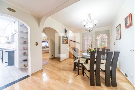 Sala de jantar de casa à venda com 3 quartos, 177m² em Vila Pires, Santo André