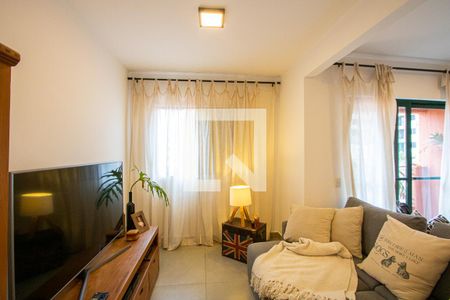 Sala de apartamento à venda com 2 quartos, 78m² em Jardim Bela Vista, Santo André