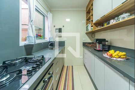 Cozinha de casa de condomínio à venda com 3 quartos, 127m² em Vila Helena, Santo André