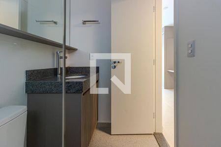 Banheiro do Studio de apartamento à venda com 1 quarto, 30m² em Parque Colonial, São Paulo