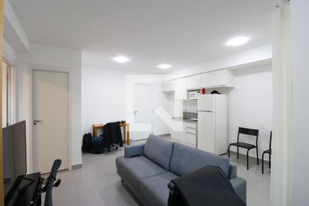 Sala/Cozinha de apartamento à venda com 1 quarto, 41m² em Água Branca, São Paulo