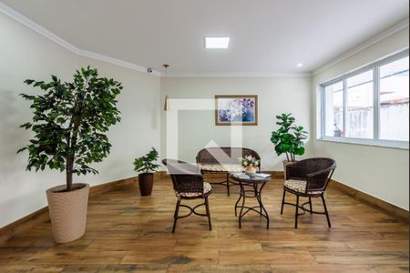 Hall de entrada de apartamento para alugar com 2 quartos, 65m² em Gonzaga, Santos