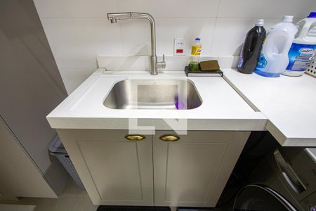 Área de serviço de apartamento à venda com 2 quartos, 98m² em Vila Alzira, Santo André