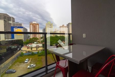 Varanda do Studio de kitnet/studio à venda com 1 quarto, 28m² em Jardim das Acacias, São Paulo