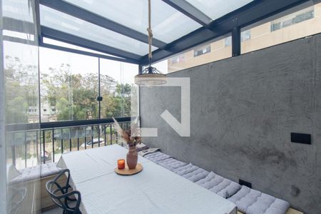 Varanda gourmet e Área de Serviço de apartamento para alugar com 2 quartos, 64m² em Parque da Fonte, São José dos Pinhais