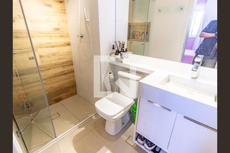 Banheiro de apartamento para alugar com 1 quarto, 25m² em Tatuapé, São Paulo
